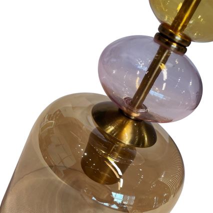 Ripplamp juhtmega TROPEA 1xE27/15W/230V must/suitsune beež/roosa