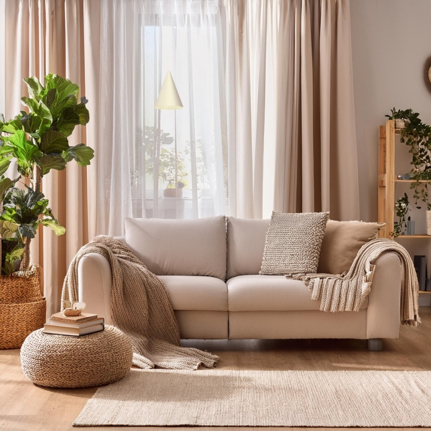 Ripplamp juhtmel CAPITAL 1xGX53/15W/230V, läbimõõt 17 cm, kreemjas