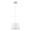 Ripplamp kaabliga AIDA 1xE27/60W/230V, läbimõõt 25 cm, tamm/valge