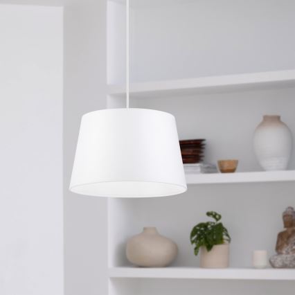 Ripplamp kaabliga AIDA 1xE27/60W/230V, läbimõõt 25 cm, tamm/valge