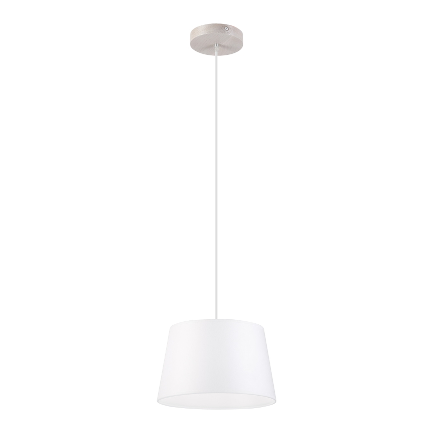Ripplamp kaabliga AIDA 1xE27/60W/230V, läbimõõt 25 cm, tamm/valge