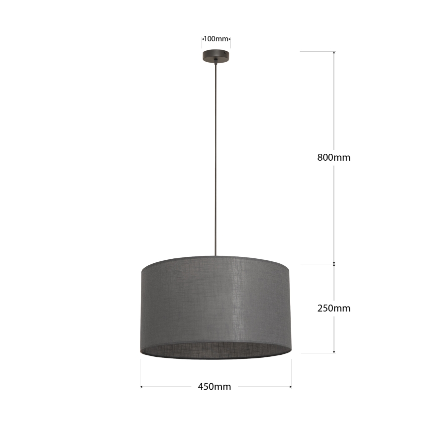 Ripplamp kaabliga ALBA 1xE27/15W/230V Ø 45 cm, hall