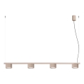 Ripplamp kaabliga AURA 4xGX53/10W/230V taupe