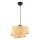 Ripplamp kaabliga BARETTE 1xE27/60W/230V beež/läikiv kroom