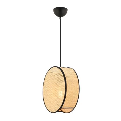 Ripplamp kaabliga BIG DRUM 1xE27/60W/230V beež/must
