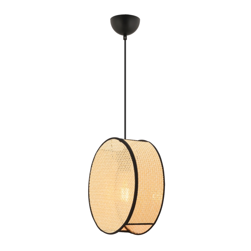 Ripplamp kaabliga BIG DRUM 1xE27/60W/230V beež/must