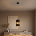 Ripplamp kaabliga BOGART 1xE27/15W/230V must/kuldne