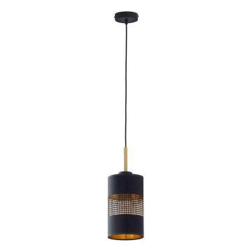 Ripplamp kaabliga BOGART 1xE27/15W/230V must/kuldne