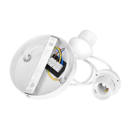 Ripplamp kaabliga BOHO 2xE27/60W/230V kreem/juut