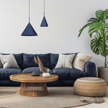 Ripplamp kaabliga CAPITAL 1xGX53/15W/230V läbimõõt 32 cm sinine