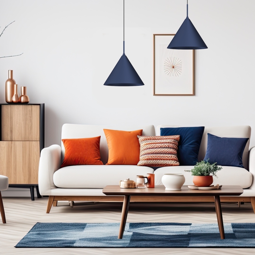 Ripplamp kaabliga CAPITAL 1xGX53/15W/230V läbimõõt 32 cm sinine