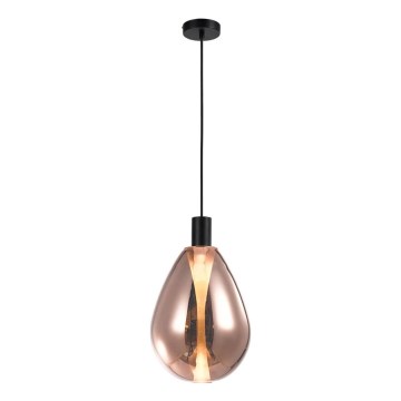 Ripplamp kaabliga DENSO 1xG9/5W/230V, läbimõõt 20 cm, vaskne/must