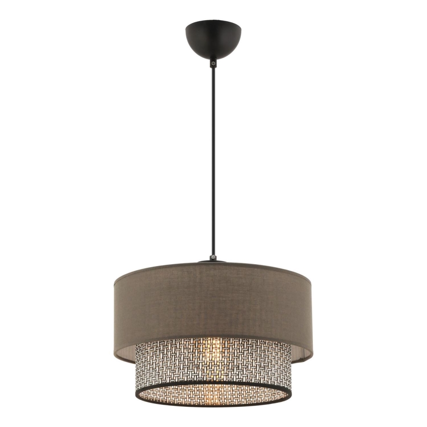 Ripplamp kaabliga ECHO 1xE27/60W/230V pruun/hall