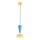 Ripplamp kaabliga ENTORI 1xE27/15W/230V kollane/sinine