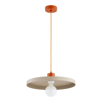 Ripplamp kaabliga ETERI 1xE27/15W/230V beež/vaskne