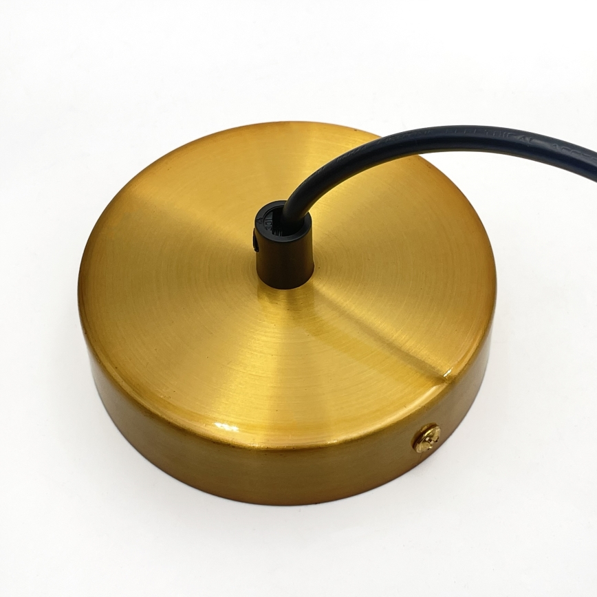 Ripplamp kaabliga HECTOR 1xE27/15W/230V valge/messing läbimõõt 25 cm