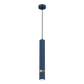 Ripplamp kaabliga JOKER 1xGU10/25W/230V sinine/kuldne