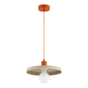 Ripplamp kaabliga LITO 1xE27/15W/230V beež/vaskne