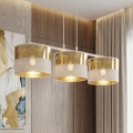 Ripplamp kaabliga LUX 3xE27/15W/230V valge/kuldne