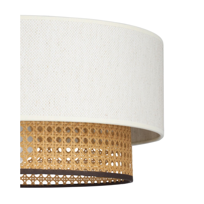 Ripplamp kaabliga NATIA 1xE27/60W/230V valge/pruun