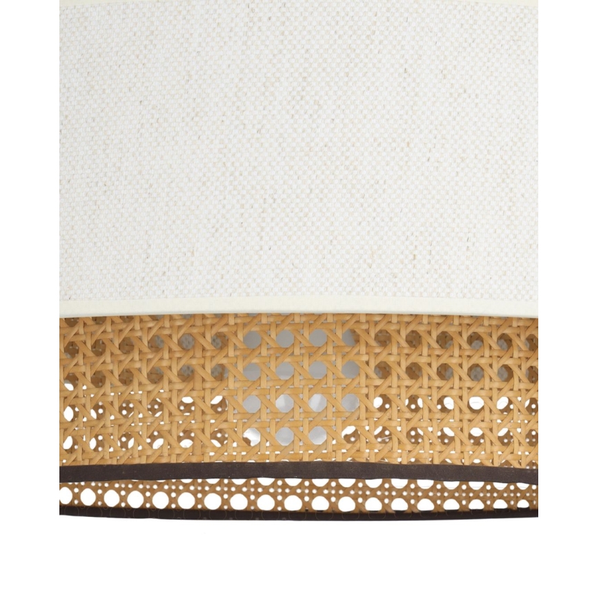 Ripplamp kaabliga NATIA 1xE27/60W/230V valge/pruun