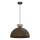 Ripplamp kaabliga NEVIS 1xE27/15W/230V läbimõõt 38 cm pruun
