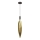 Ripplamp kaabliga NORDIC 1xG9/5W/230V must/kuldne