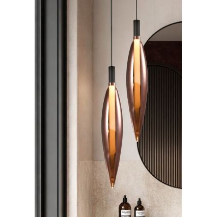 Ripplamp kaabliga NORDIC 1xG9/5W/230V must/vasest