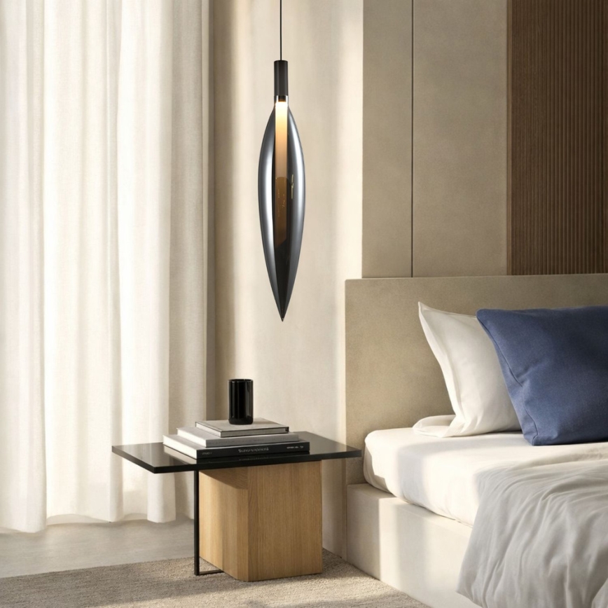 Ripplamp kaabliga NORDIC 1xG9/5W/230V mustkroom
