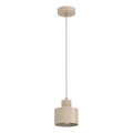 Ripplamp kaabliga PARKLA 1xE27/15W/230V beež
