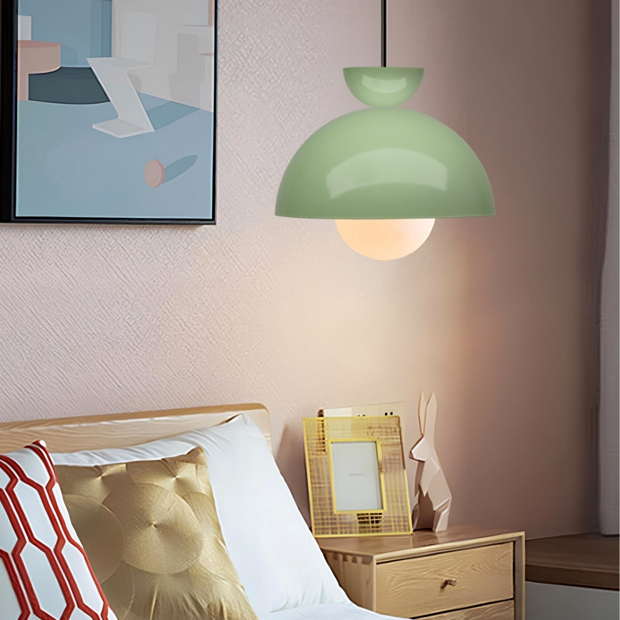 Ripplamp kaabliga SALVA 1xE27/15W/230V roheline