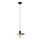 Ripplamp kaabliga SAVANA 1xE27/15W/230V Ø 23 cm must/kuldne