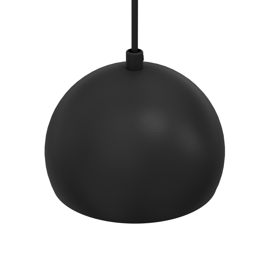 Ripplamp kaabliga SOOL 1xE27/15W/230V Ø 15 cm must