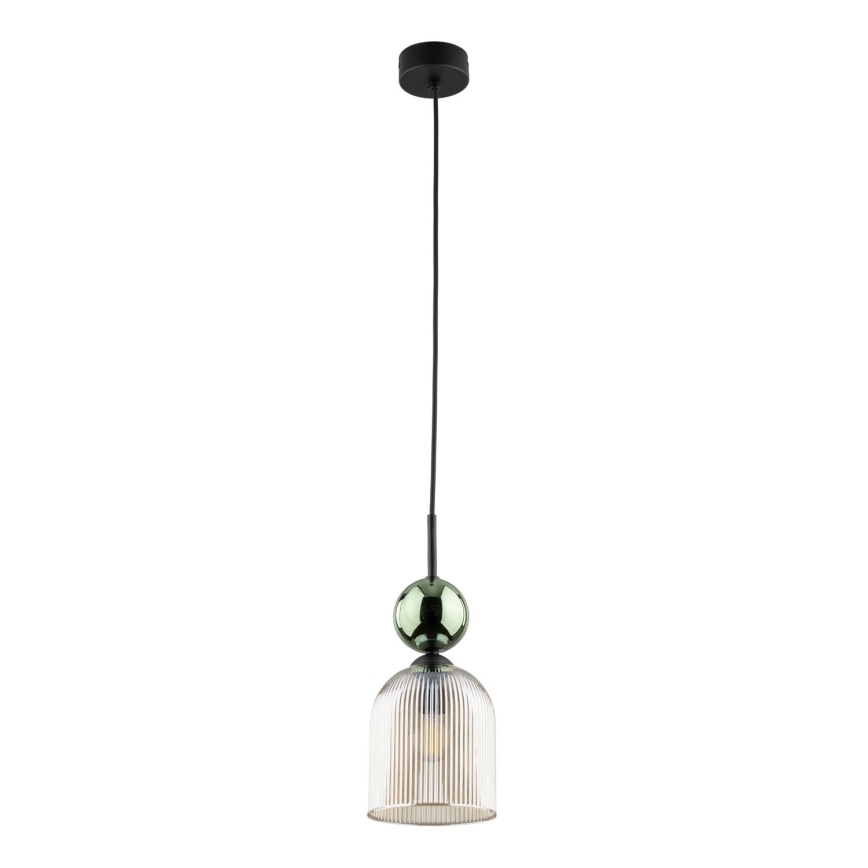 Ripplamp kaabliga SOPHIA 1xE14/10W/230V must/roheline/suitsune beež
