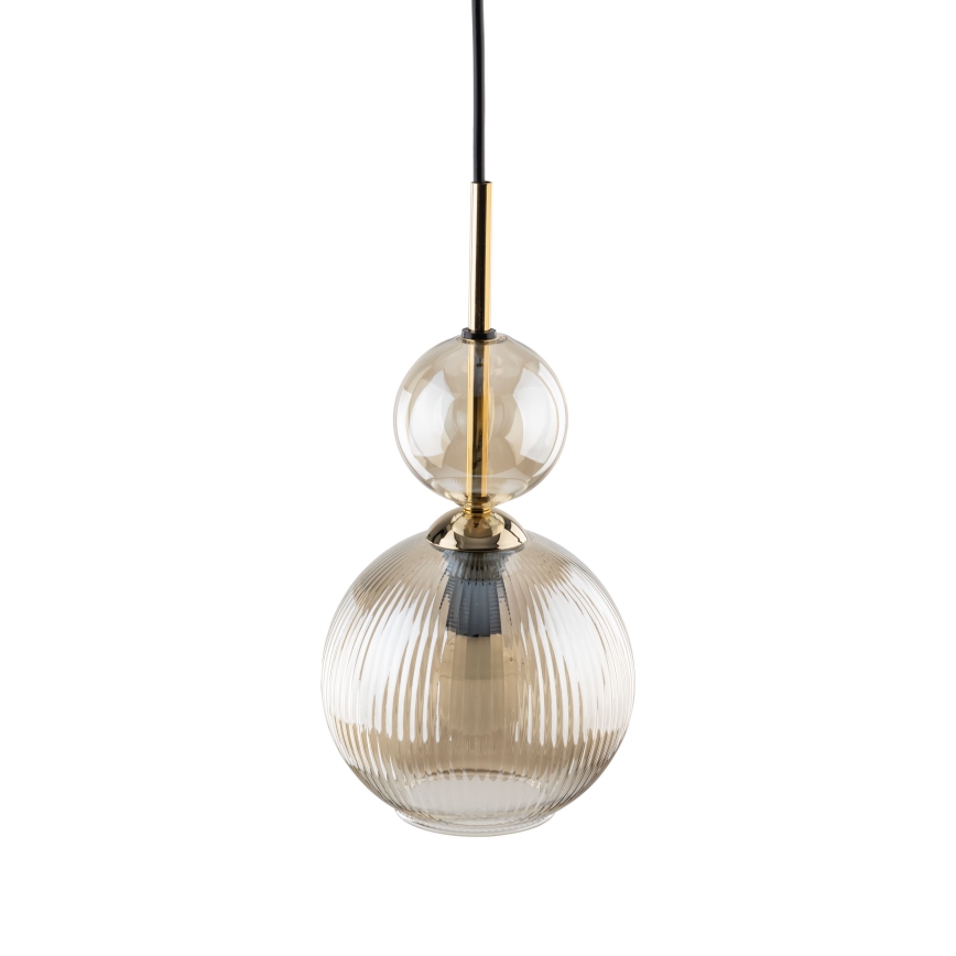 Ripplamp kaabliga SOPHIA 1xE14/10W/230V must/suitsune beež