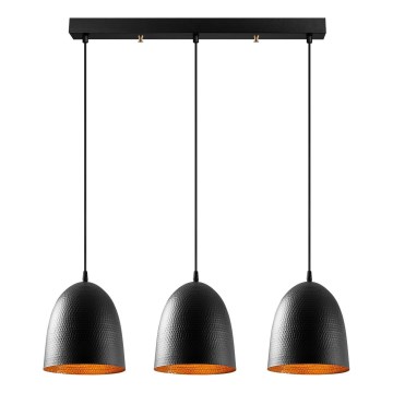 Ripplamp kaabliga TATTOO 3xE27/40W/230V must