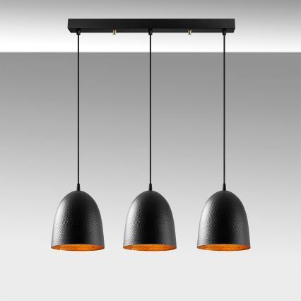 Ripplamp kaabliga TATTOO 3xE27/40W/230V must