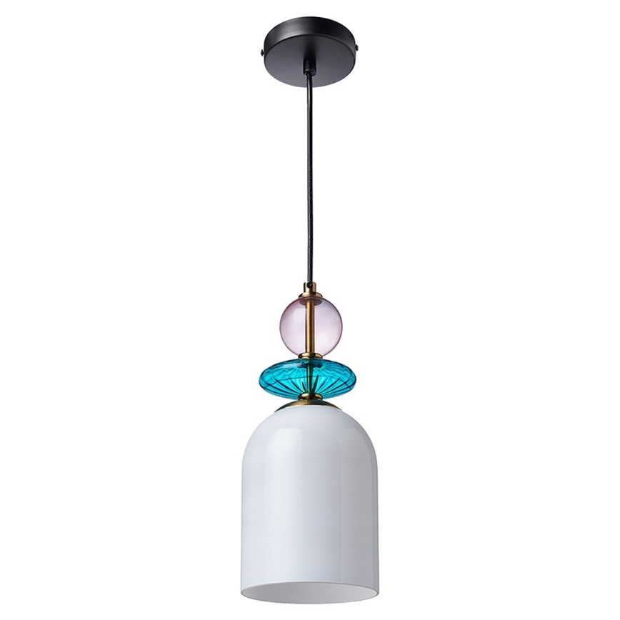 Ripplamp kaabliga TROPEA 1xE27/15W/230V must/suitsune lilla/sinine/valge