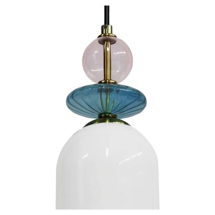 Ripplamp kaabliga TROPEA 1xE27/15W/230V must/suitsune lilla/sinine/valge