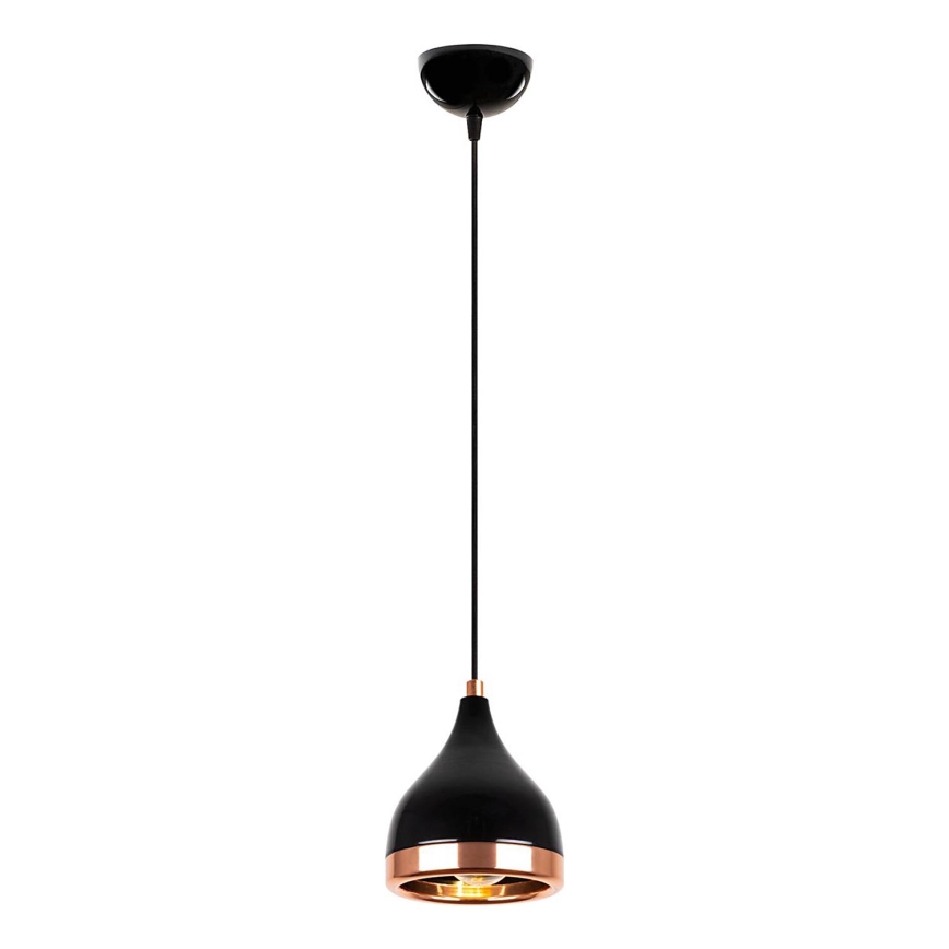 Ripplamp kaabliga YILDO 1xE27/40W/230V must/vaskne