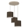 Ripplamp kaablil ARDEN 3xE27/15W/230V Ø 30 cm beež/pruun