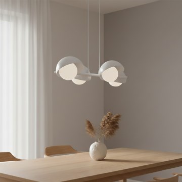 Ripplamp kaablil BOOM 4xG9/8W/230V valge