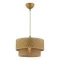 Ripplamp kaablil ECHO 1xE27/60W/230V, pruun
