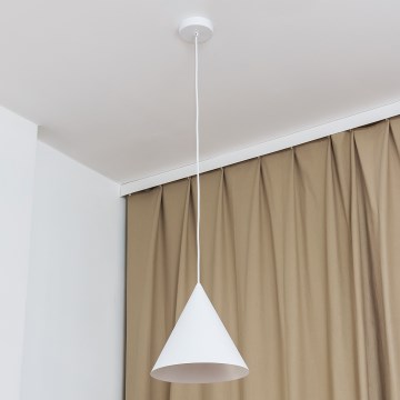 Ripplamp kaablil ETNA 1xE27/15W/230V Ø 25 cm valge
