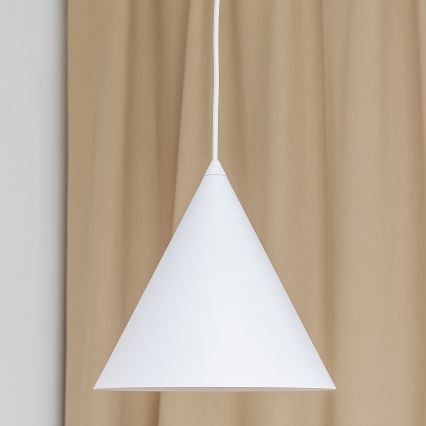 Ripplamp kaablil ETNA 1xE27/15W/230V Ø 25 cm valge