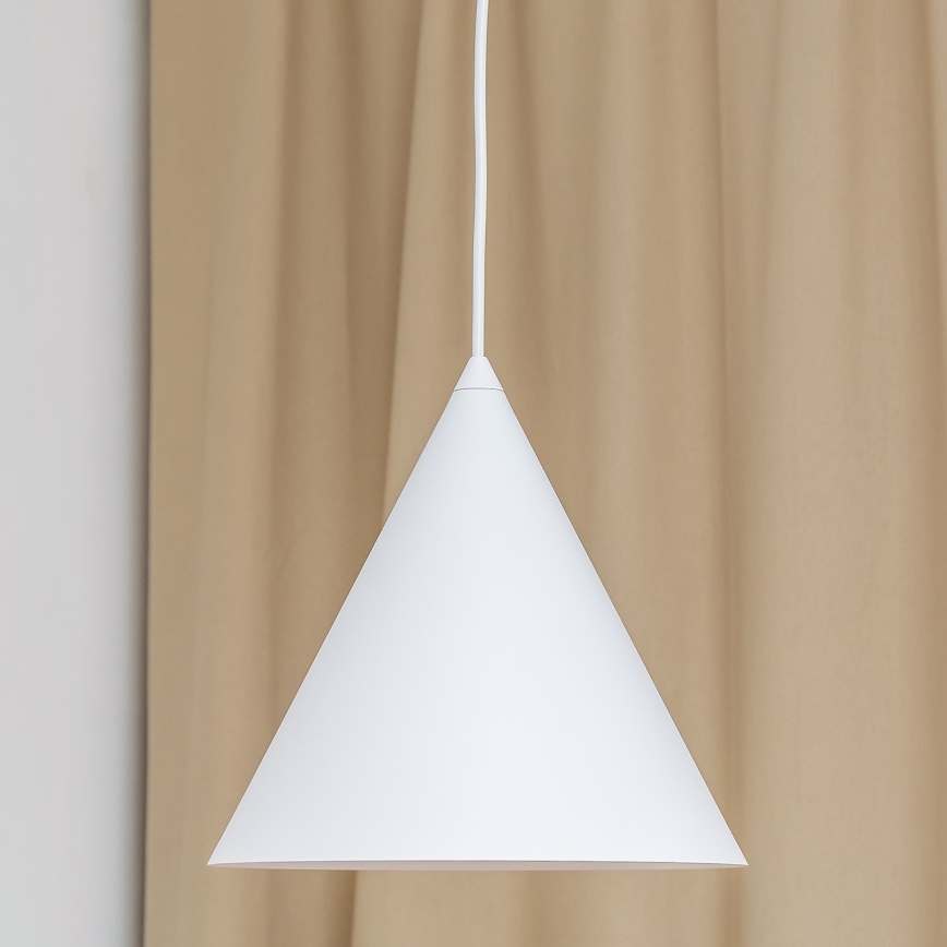Ripplamp kaablil ETNA 1xE27/15W/230V Ø 25 cm valge