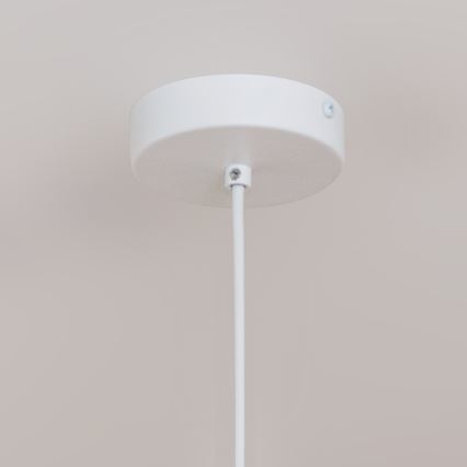 Ripplamp kaablil ETNA 1xE27/15W/230V Ø 25 cm valge