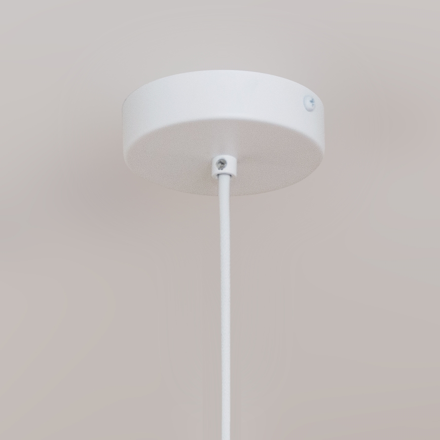 Ripplamp kaablil ETNA 1xE27/15W/230V Ø 25 cm valge