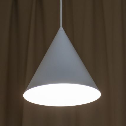 Ripplamp kaablil ETNA II 1xE27/15W/230V Ø 25 cm valge