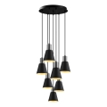 Ripplamp kaablil KEM 7xE27/40W/230V must